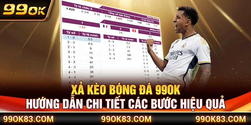 Xả Kèo Bóng Đá 99OK – Hướng Dẫn Chi Tiết Các Bước Hiệu Quả